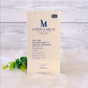 LATOUA MILLE Eye Care Intensive Rescue 24H Dual Treatment Niacinamide Zinc